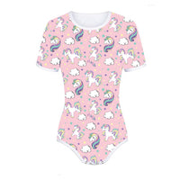 Adult Baby Oneise Snap Crotch Romper ABDL Diaper  Onesie Pajamas