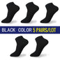 5Pairs/lot Men Cotton Socks Large Size 44 45 46 47 48 Breathable Boat Socks Short Men Meias Sokken Male Big Socks High Quality