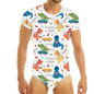 Adult Baby Oneise Snap Crotch Romper ABDL Diaper  Onesie Pajamas