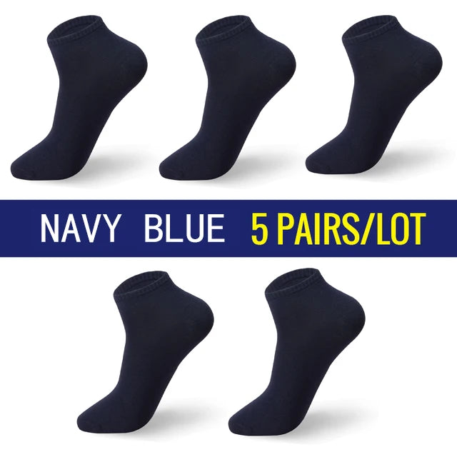 5Pairs/lot Men Cotton Socks Large Size 44 45 46 47 48 Breathable Boat Socks Short Men Meias Sokken Male Big Socks High Quality