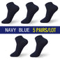 5Pairs/lot Men Cotton Socks Large Size 44 45 46 47 48 Breathable Boat Socks Short Men Meias Sokken Male Big Socks High Quality