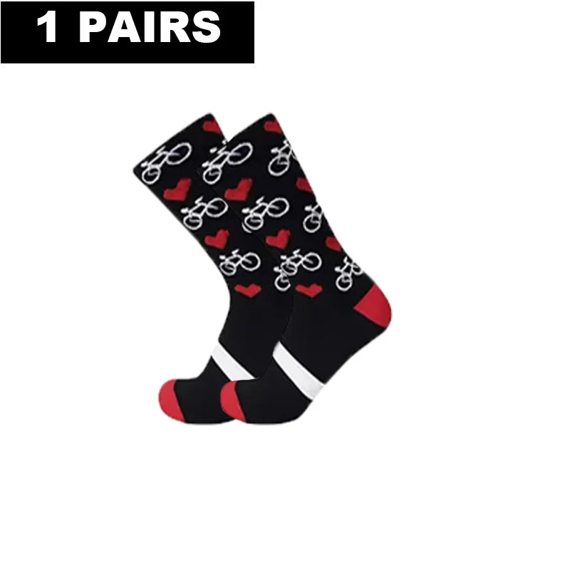 1/4Pairs New Professional Outdor Men Women Sport Socks Running Sports Fitness Cycling Socks Mesh Fast Drying Elastic Hiking Sox