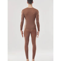 Autumn and Winter Men's Thermal Underwear Set - Semi-Transparent Comfortable Stretch Warm Top and Pants