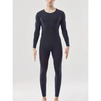 Autumn and Winter Men's Thermal Underwear Set - Semi-Transparent Comfortable Stretch Warm Top and Pants