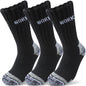 3Pairs Thicken Winter Socks for Men Thermal Soft Work Mid Calf Socks Warm Comfortable Home Socks Sports