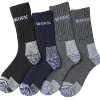 3Pairs Thicken Winter Socks for Men Thermal Soft Work Mid Calf Socks Warm Comfortable Home Socks Sports