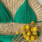 Sexy Braid Bikini Swimsuit Brazilan Bikini Set Swimwear for Women High Leg Halter Two Piece Bathing Suits Summer Female
