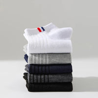 10/20/30 Pairs Random Men Socks Fashionable Letter Stripes Comfortable Breathable Sweat Absorbing Sports and Casual Ankle Socks