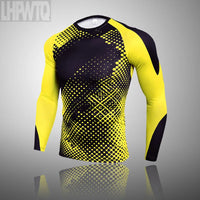 Men's Compression Sports Thermal Underwear Men Clothing Winter Sports Rashgard Track Suit Gym Bodybuilding Suit Second Skin Sets
