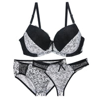 Nouvell Seamless Push Up Bra Sets For Women 3 Piece Underwear Transparent BCDEF Cup Beige Black Blue Purple Red White Lingerie