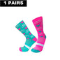 1/4Pairs New Professional Outdor Men Women Sport Socks Running Sports Fitness Cycling Socks Mesh Fast Drying Elastic Hiking Sox