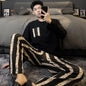 Autumn Cotton Pijama for Men Plus Size 3XL Lounge Pyjamas Set Male 2 Pieces Set Sleepwear Sleeping Top Pant Home Suit 2022