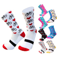 1/4Pairs New Professional Outdor Men Women Sport Socks Running Sports Fitness Cycling Socks Mesh Fast Drying Elastic Hiking Sox