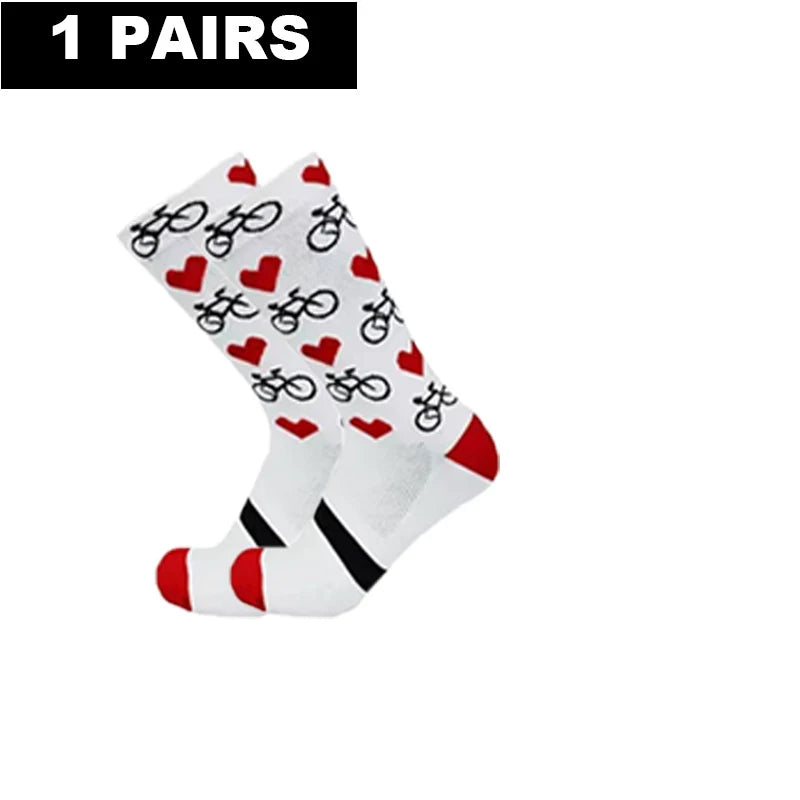 1/4Pairs New Professional Outdor Men Women Sport Socks Running Sports Fitness Cycling Socks Mesh Fast Drying Elastic Hiking Sox