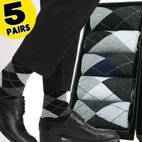 5Pairs/Set Mens Business Fashion Long Socks High Quality Cotton Crew Stocking Black Cool Breathable Male Casual Chinel Dot Socks