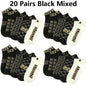 5/10/20 Pairs Winter Socks Men Short Breathable Luxury Socks Designer Brand Low-Cut Fashion Trendy Ankle Socks Geometric Pattern
