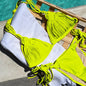 Sexy Braid Bikini Swimsuit Brazilan Bikini Set Swimwear for Women High Leg Halter Two Piece Bathing Suits Summer Female