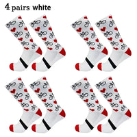 1/4Pairs New Professional Outdor Men Women Sport Socks Running Sports Fitness Cycling Socks Mesh Fast Drying Elastic Hiking Sox