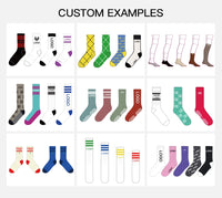 5pairs 2026 NO MOQ Custom Embroidered Mens Crew Unisex Basketball Sport Cotton Logo Socks Men With Logo