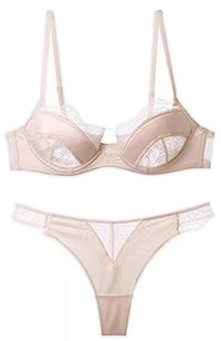 French Style Sexy Lingerie Ultra Thin Eyelash Lace Bra for Large Breasts Anti Sagging Support Bra Minimizer Bras for Women S-XL