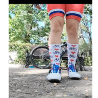1/4Pairs New Professional Outdor Men Women Sport Socks Running Sports Fitness Cycling Socks Mesh Fast Drying Elastic Hiking Sox