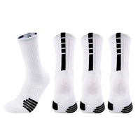 4Pair Men Women Sport Socks Football Basketball Baseball Rugby Soccer Cycling Running Hiking Tennis