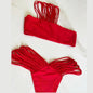 Sexy Braid Bikini Swimsuit Brazilan Bikini Set Swimwear for Women High Leg Halter Two Piece Bathing Suits Summer Female