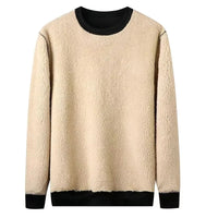1pcs Men Thickening Velvet Warm Casual Top Men's Winter Long-sleeved Thermal Underwer Male Round Neck Fashion T-shirt M-5XL