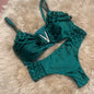Sexy Braid Bikini Swimsuit Brazilan Bikini Set Swimwear for Women High Leg Halter Two Piece Bathing Suits Summer Female