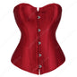 Bustier Corset Tops for Women Overbust Satin Sexy Lace Up Corset Gold Gothic Corset and Bustiers