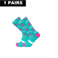 1/4Pairs New Professional Outdor Men Women Sport Socks Running Sports Fitness Cycling Socks Mesh Fast Drying Elastic Hiking Sox