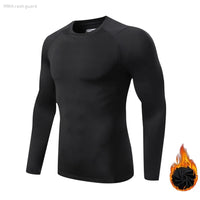 Fleece Underwear Men's Winter Thermal Shirt Pants First layer Long johns Warm Sweat Suit Compression Base Layer Sports tights