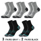 High Quality Lot Men's Socks Casual Breathable Run Sports Socks 5 Pairs Male Cotton Socks Winter Black Socks Men Large size38-45