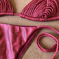 Sexy Braid Bikini Swimsuit Brazilan Bikini Set Swimwear for Women High Leg Halter Two Piece Bathing Suits Summer Female