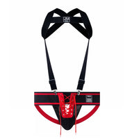 JOCKMAIL Body Harness Adjustable Elastic Strap Detachable Split-type Give Away Athletic Supporters Jockstrap Men Underwear Sets