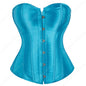 Bustier Corset Tops for Women Overbust Satin Sexy Lace Up Corset Gold Gothic Corset and Bustiers