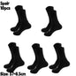 5Pairs/Set Mens Business Fashion Long Socks High Quality Cotton Crew Stocking Black Cool Breathable Male Casual Chinel Dot Socks