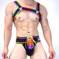 JOCKMAIL Body Harness Adjustable Elastic Strap Detachable Split-type Give Away Athletic Supporters Jockstrap Men Underwear Sets