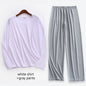 Large Size Men Ice Silk Pajamas Solid Shirt & Pants 2Pcs Pijamas Sleep Set Thin Home Clothing Sleepwear Summer Nightwear Suit
