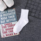 5pairs 2026 NO MOQ Custom Embroidered Mens Crew Unisex Basketball Sport Cotton Logo Socks Men With Logo