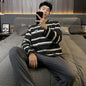 Autumn Cotton Pijama for Men Plus Size 3XL Lounge Pyjamas Set Male 2 Pieces Set Sleepwear Sleeping Top Pant Home Suit 2022