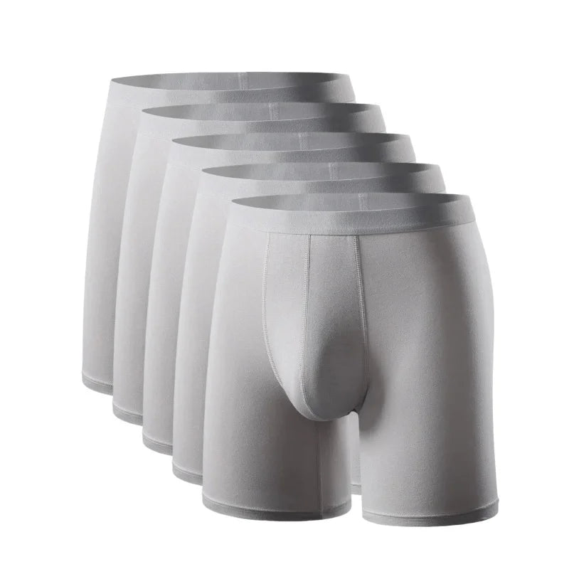 95% Bamboo Fiber 5% Spandex Multipack Men's X-length Long Leg Boxer Classic Design Comfortflex Waistband Underwear Man Sports XL