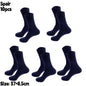 5Pairs/Set Mens Business Fashion Long Socks High Quality Cotton Crew Stocking Black Cool Breathable Male Casual Chinel Dot Socks