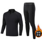 Fleece Underwear Men's Winter Thermal Shirt Pants First layer Long johns Warm Sweat Suit Compression Base Layer Sports tights