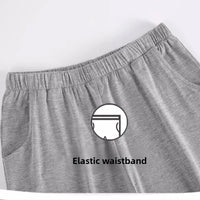 Men's Pajama Pants Modal Home Pants Thin Casual Loose Elastic Sports Morning Exercise Pants Simple Casual with Pocket Gray Soft
