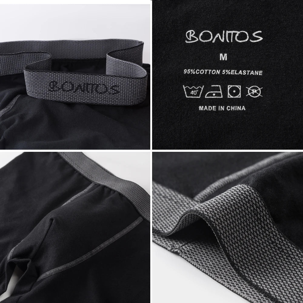 4pcs Cotton Men's Panties Sexy Boxers For Man Trunk High Quality Mens Boxer Underwear Family Male Underpants Gift Calecon