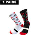1/4Pairs New Professional Outdor Men Women Sport Socks Running Sports Fitness Cycling Socks Mesh Fast Drying Elastic Hiking Sox