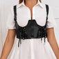 Women Corset Belts Thin Under Bust Top Underbust Corset Wide Belt Fashion Waist Belt for Dresses, Wedding Dress