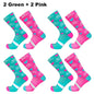 1/4Pairs New Professional Outdor Men Women Sport Socks Running Sports Fitness Cycling Socks Mesh Fast Drying Elastic Hiking Sox