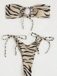 ZTVitality Zebra Bikini Print Sexy Bikinis 2023 New Arrival Padded Bra Bandage Low Waist Swimsuit Female Swimwear Women Biquini